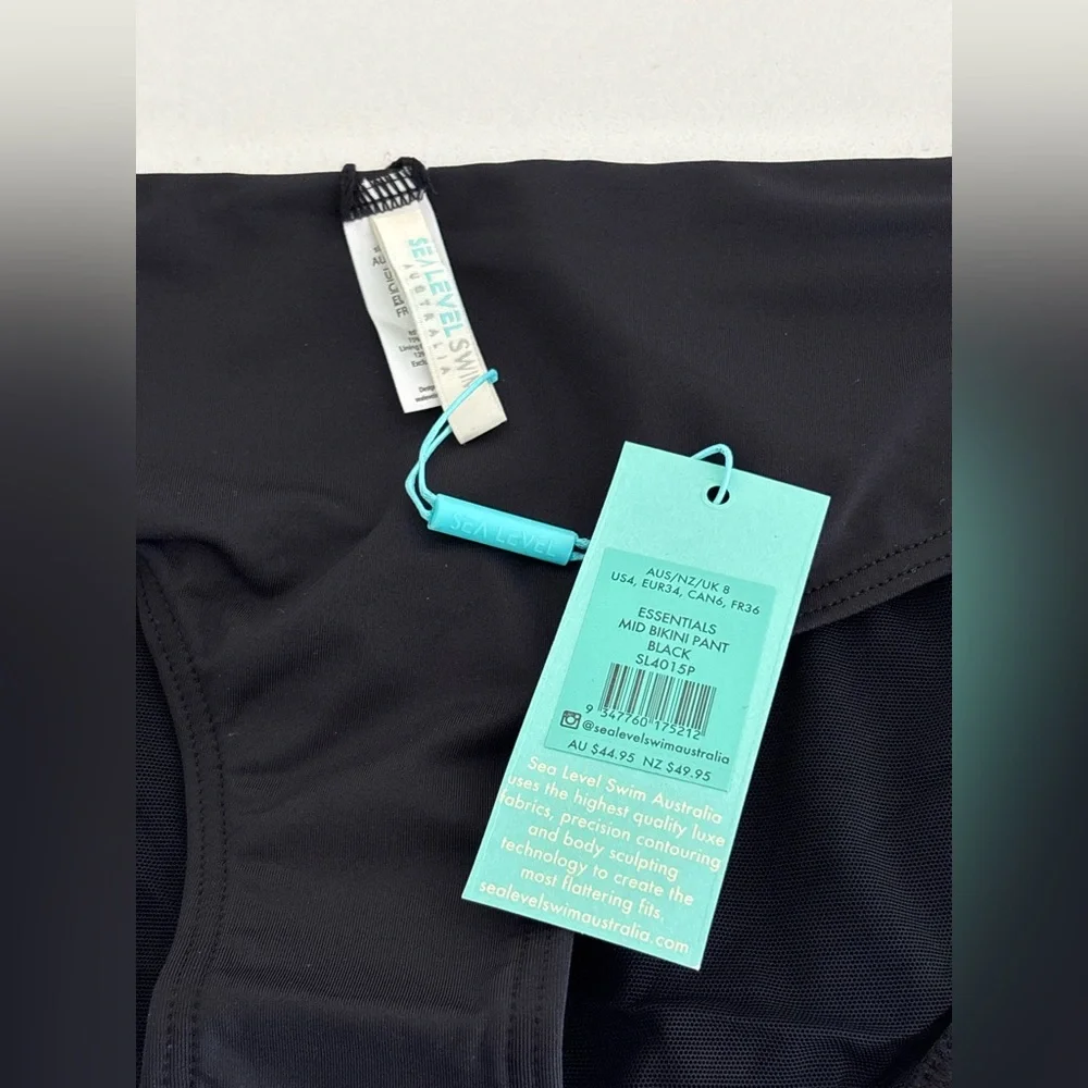 Sea Level Swim Mid Bikini Bottom NWT - Picture 5 of 7
